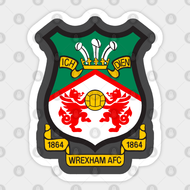 Wrexham Red Dragons A.F.C. dk Wrexham Football Club Sticker